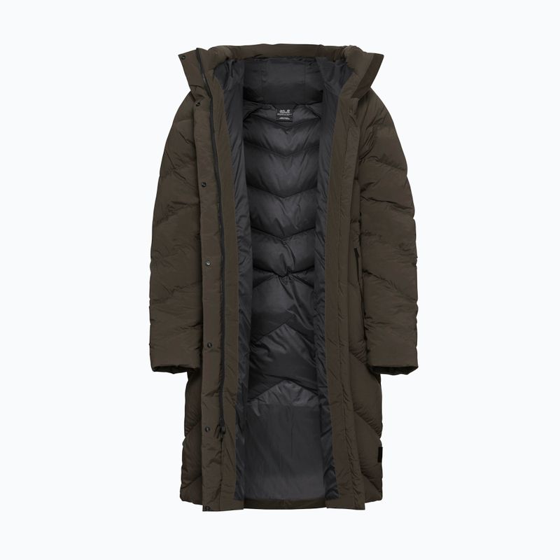 Piumino da donna Jack Wolfskin Marienplatz Coat obsidian moss 8