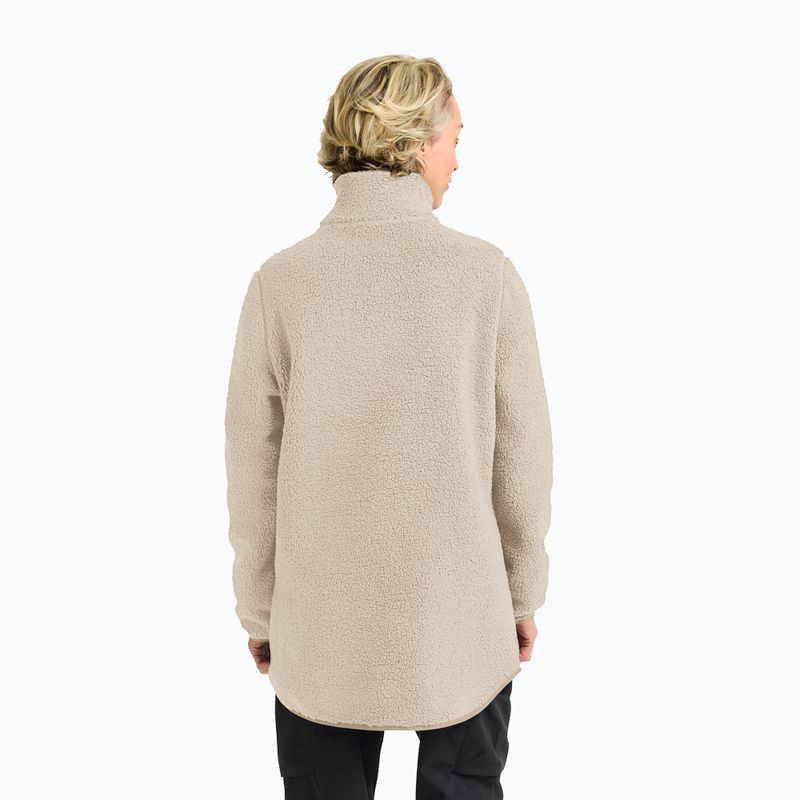 Pile donna Jack Wolfskin High Curl Coat oyster 3