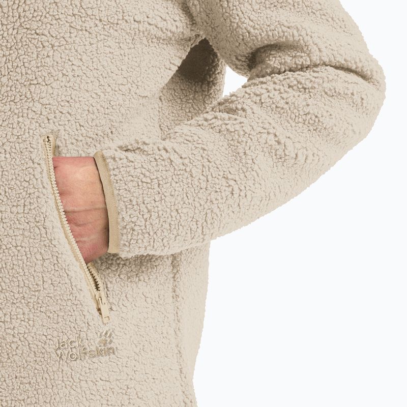 Pile donna Jack Wolfskin High Curl Coat oyster 4