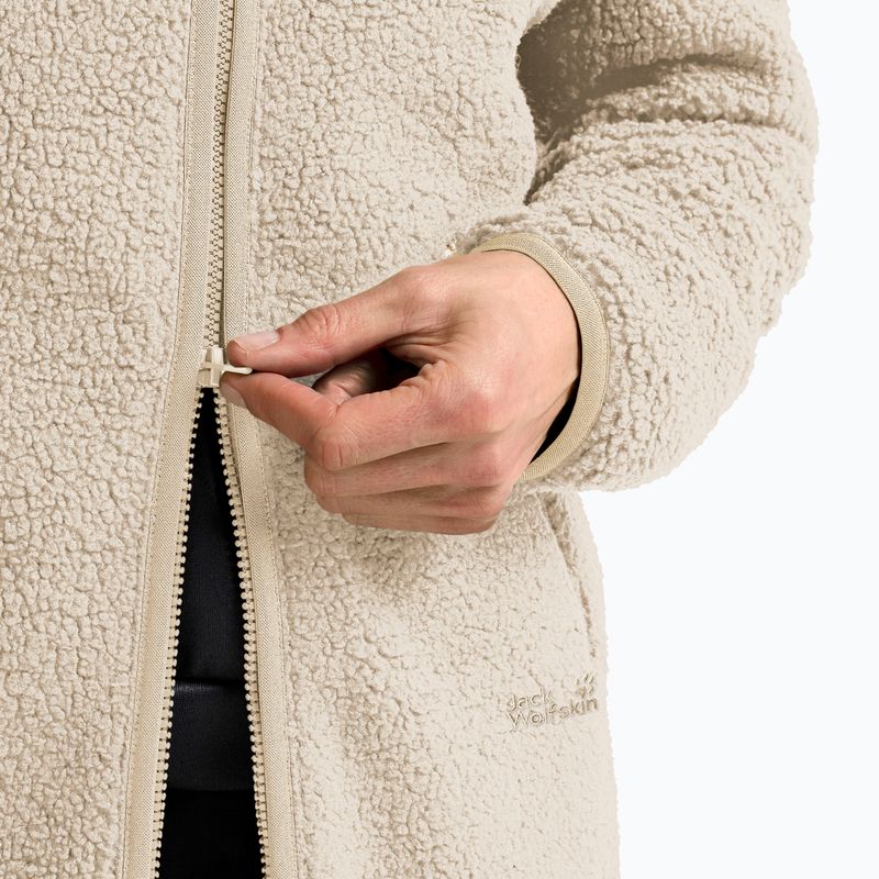 Pile donna Jack Wolfskin High Curl Coat oyster 5