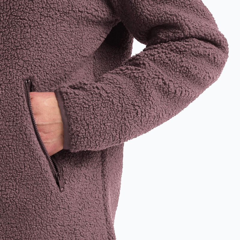 Pile donna Jack Wolfskin High Curl Coat sheer plum 4