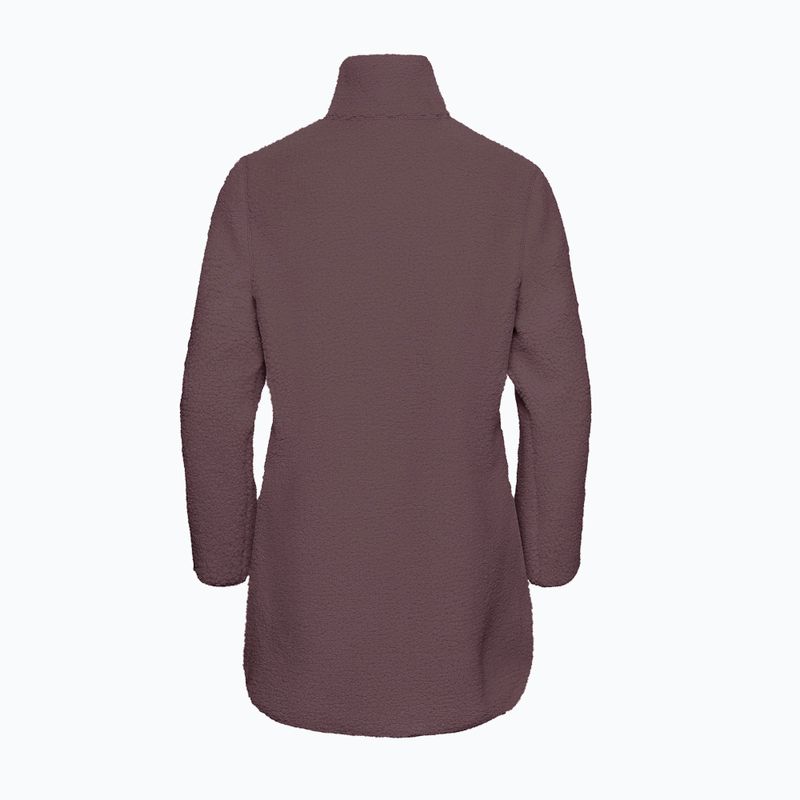 Pile donna Jack Wolfskin High Curl Coat sheer plum 8