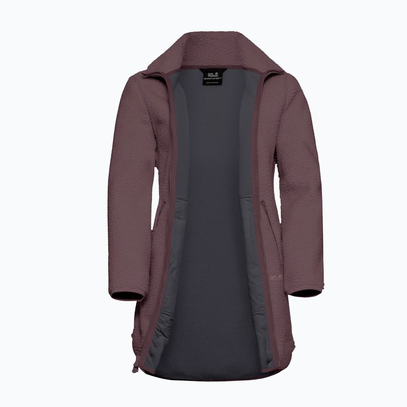 Pile donna Jack Wolfskin High Curl Coat sheer plum 9