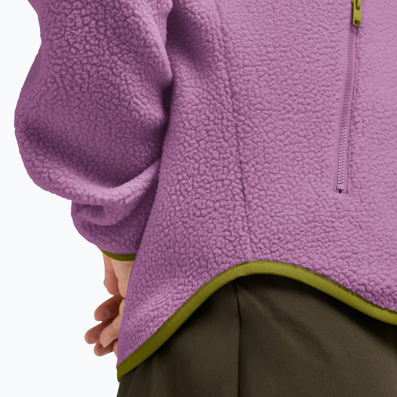 Pile donna Jack Wolfskin Lite Curl Full Zip vivid orchid 6