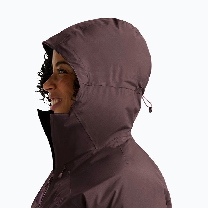 Piumino donna Jack Wolfskin Icecape 2L Down Ins Rds sheer plum 4