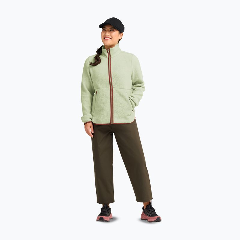 Pile donna Jack Wolfskin Lite Curl Full Zip melon 2