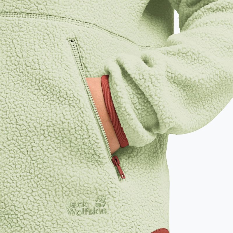 Pile donna Jack Wolfskin Lite Curl Full Zip melon 5