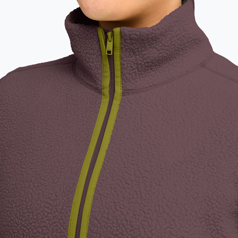 Pile donna Jack Wolfskin Lite Curl Full Zip sheer plum 4