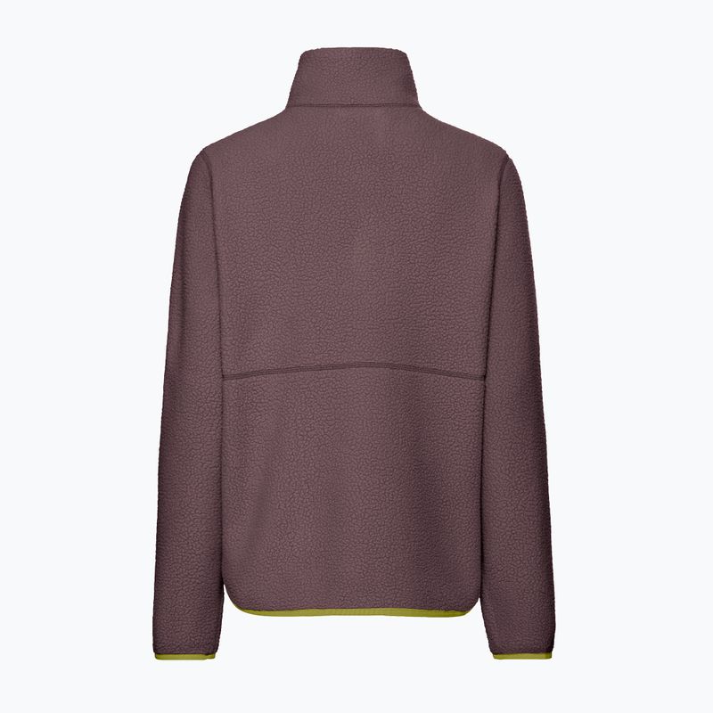 Pile donna Jack Wolfskin Lite Curl Full Zip sheer plum 8