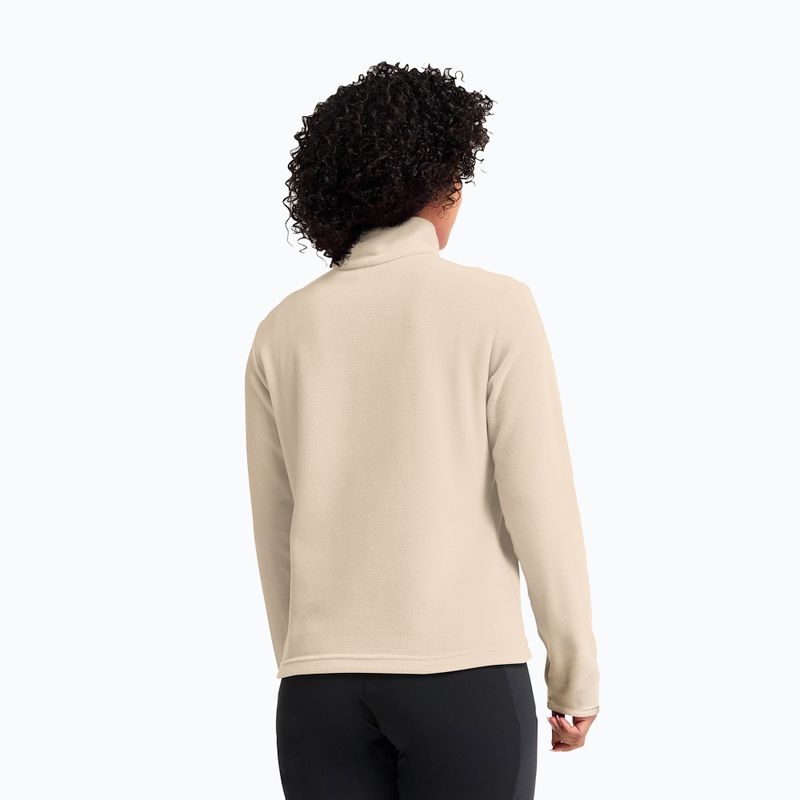 Pile donna Jack Wolfskin Taunus 100 Half Zip oyster 3
