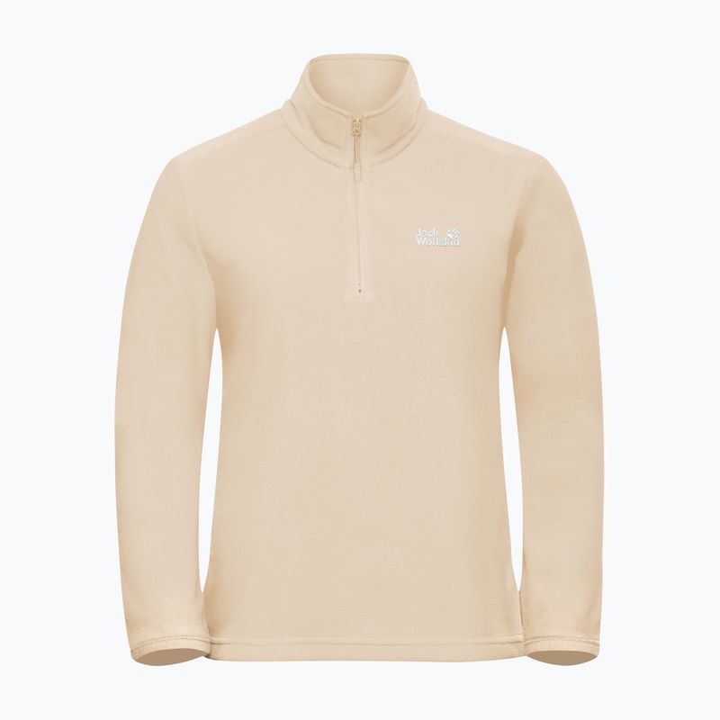Pile donna Jack Wolfskin Taunus 100 Half Zip oyster 5