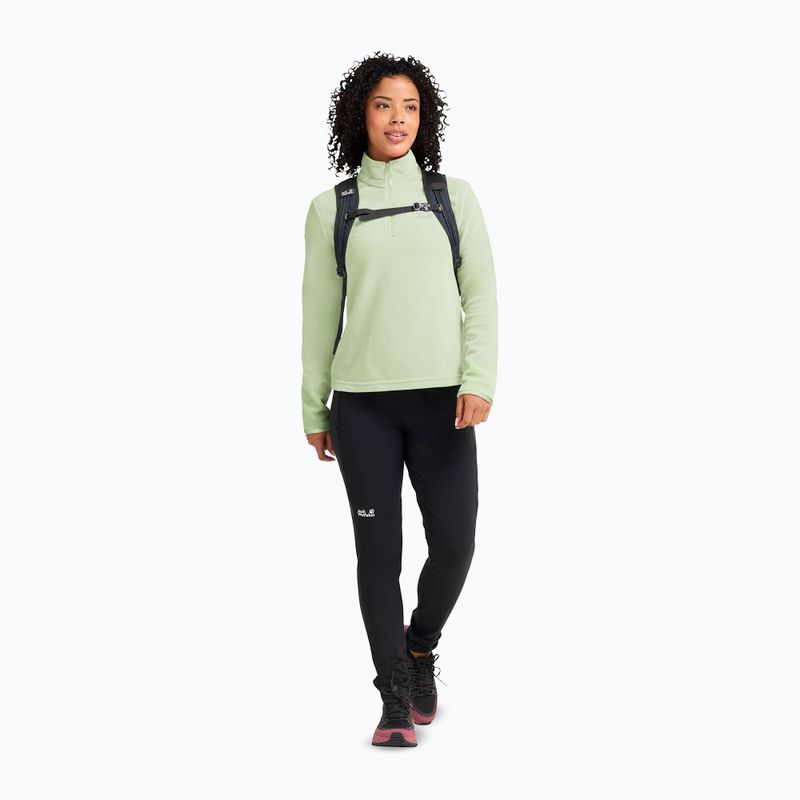 Pile donna Jack Wolfskin Taunus 100 Half Zip melon 2