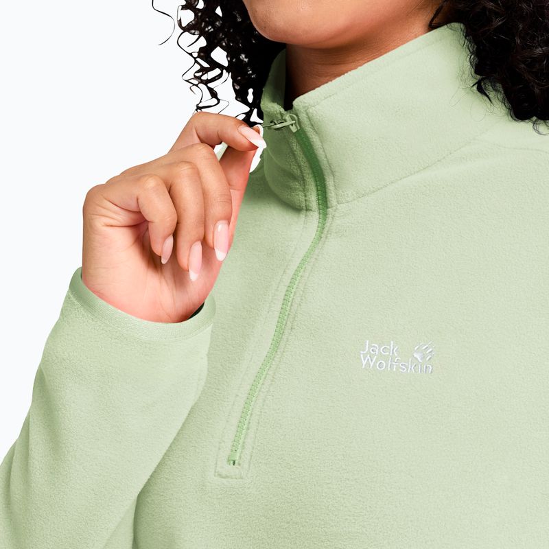 Pile donna Jack Wolfskin Taunus 100 Half Zip melon 4