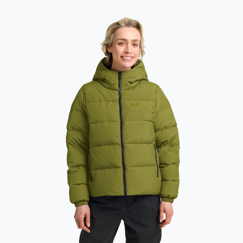 Piumino da donna Jack Wolfskin Frozen Palace khaki green