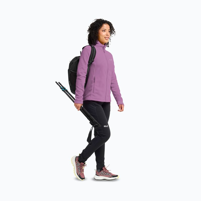 Pile donna Jack Wolfskin Taunus 100 Full Zip vivid orchid 2