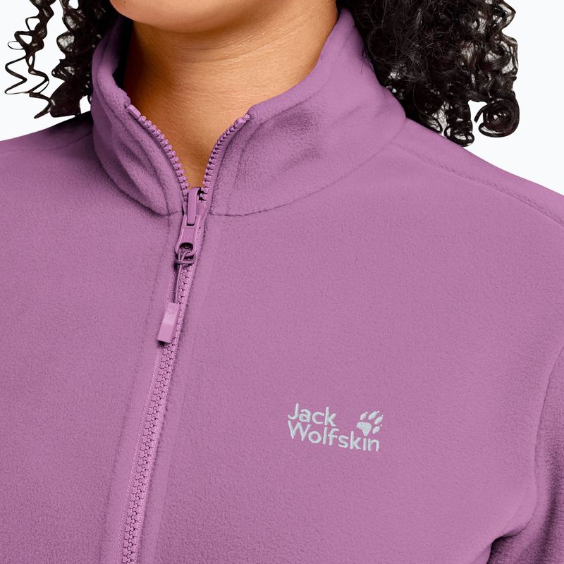 Pile donna Jack Wolfskin Taunus 100 Full Zip vivid orchid 4