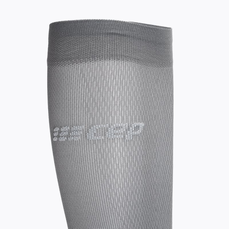 Calze da corsa a compressione CEP Ultralight grigio/grigio chiaro da uomo 3