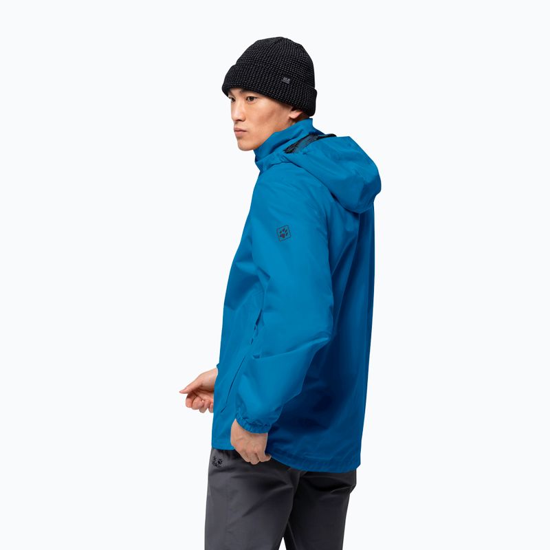 Jack Wolfskin giacca antipioggia Stormy Point uomo blu Pacifico 2