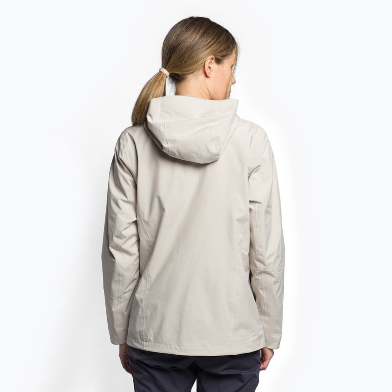Jack Wolfskin giacca da pioggia da donna Pack & Go Shell grigio polvere 4