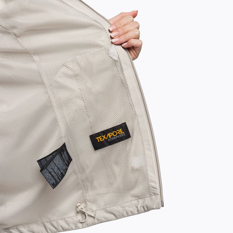 Jack Wolfskin giacca da pioggia da donna Pack & Go Shell grigio polvere 9