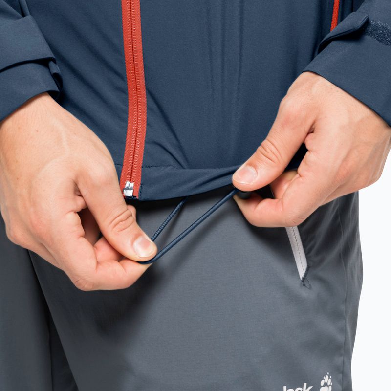 Giacca da pioggia Jack Wolfskin Highest Peak 2.5L blu tuono da uomo 4