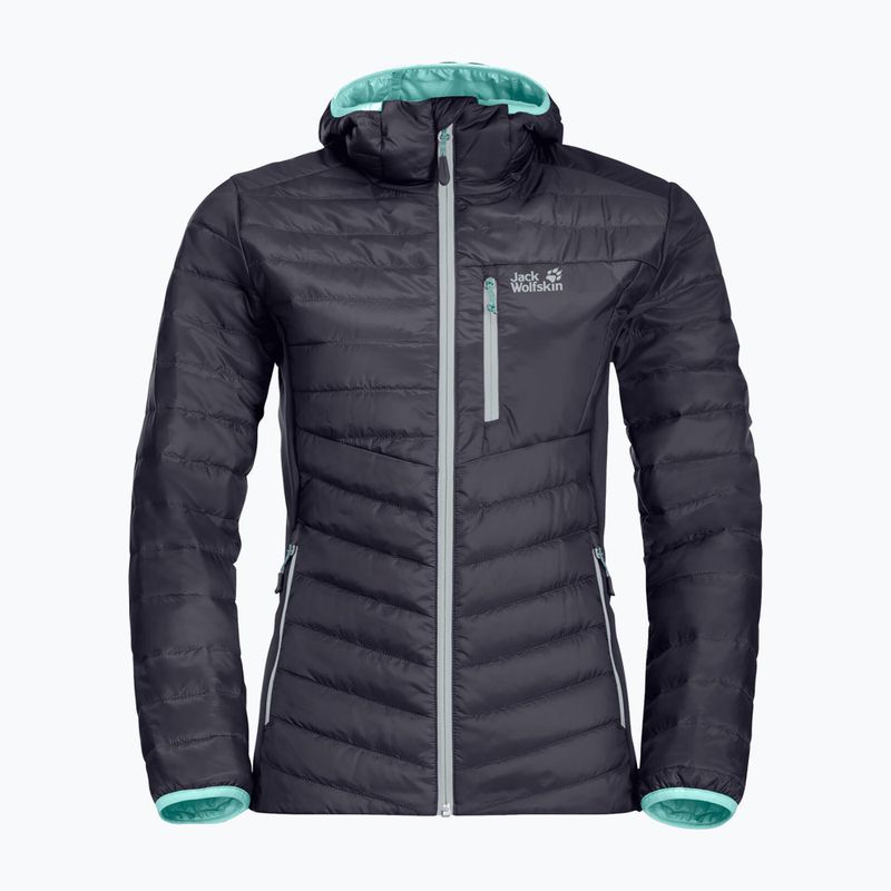 Piumino Jack Wolfskin da donna Routeburn grafite 9