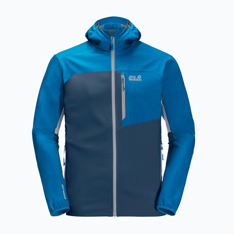 Jack Wolfskin Eagle Peak Ii Softshell giacca da uomo blu pacifico 5