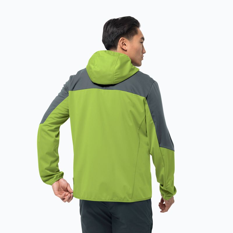 Giacca Jack Wolfskin Go Hike Softshell uomo primavera lime 2