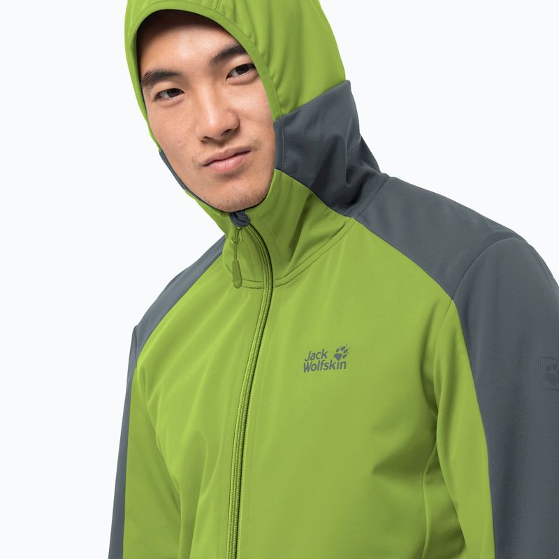 Giacca Jack Wolfskin Go Hike Softshell uomo primavera lime 3