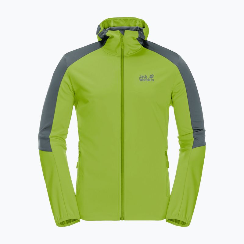Giacca Jack Wolfskin Go Hike Softshell uomo primavera lime 4