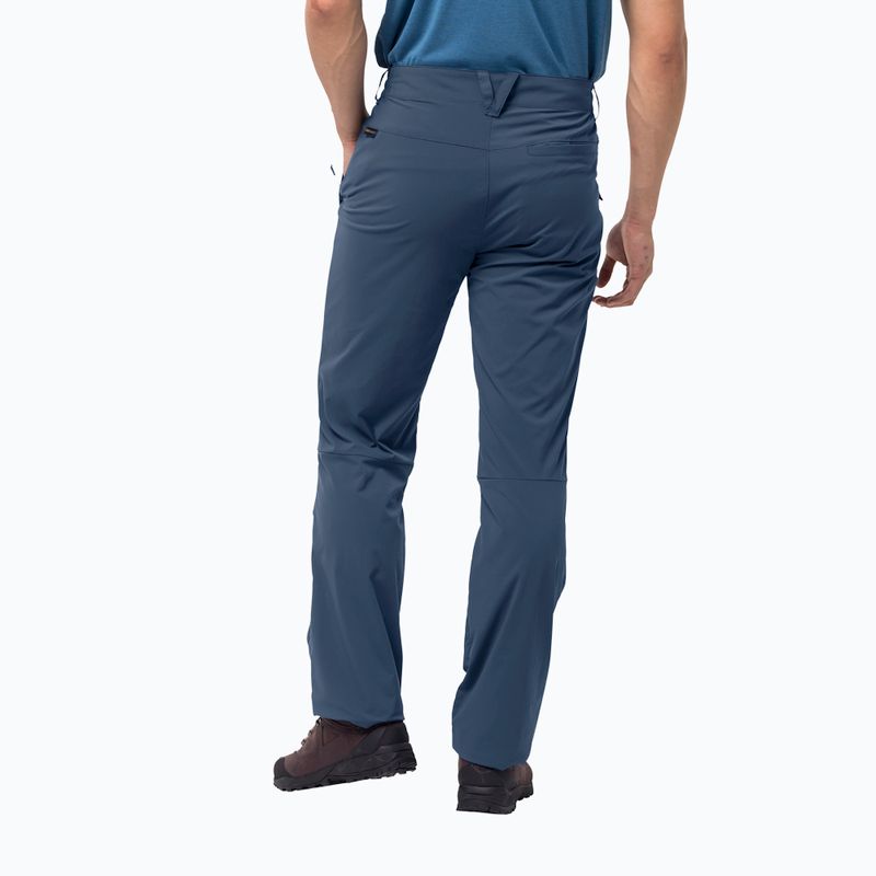 Pantaloni softshell Jack Wolfskin Activate da uomo, blu tuono chiaro 2