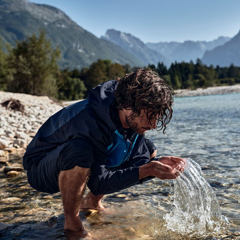 Pantaloni softshell Jack Wolfskin Activate da uomo, blu tuono chiaro 8