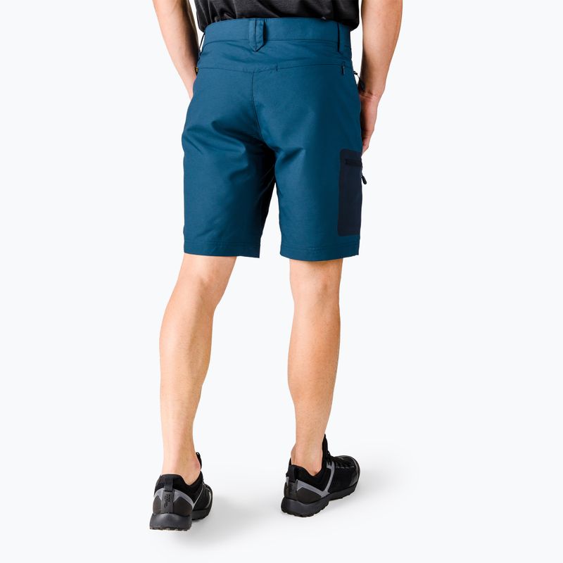 Pantaloncini da trekking Jack Wolfskin Active Track da uomo, blu tuono 3