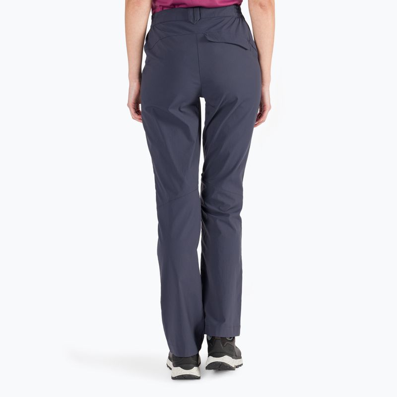 Pantaloni softshell da donna Jack Wolfskin Activate Light grafite 3