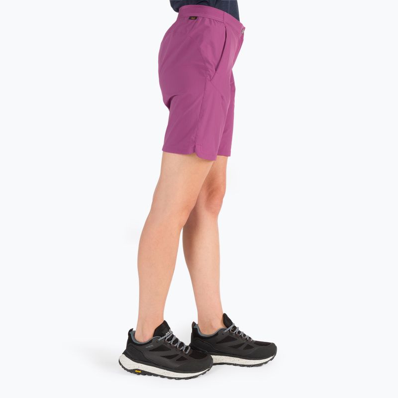 Pantaloncini da trekking Jack Wolfskin Hilltop Trail da donna, viola quarzo 2