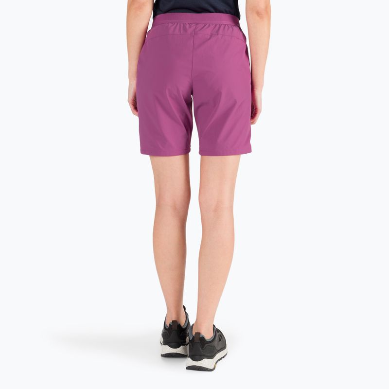 Pantaloncini da trekking Jack Wolfskin Hilltop Trail da donna, viola quarzo 3