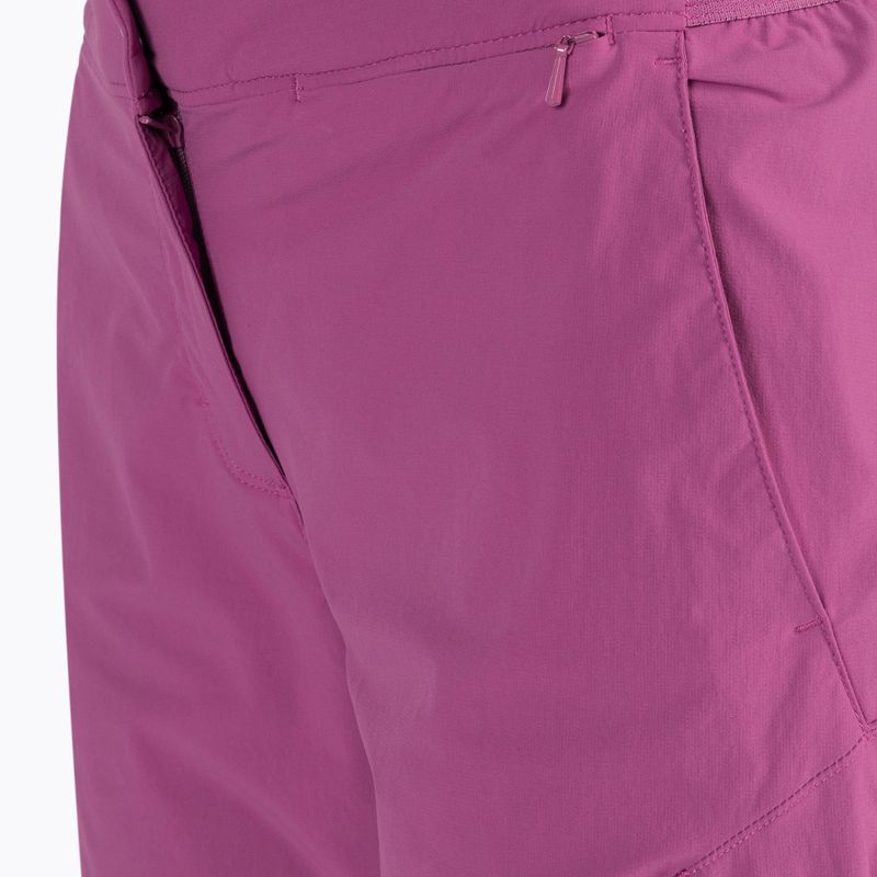 Pantaloncini da trekking Jack Wolfskin Hilltop Trail da donna, viola quarzo 5