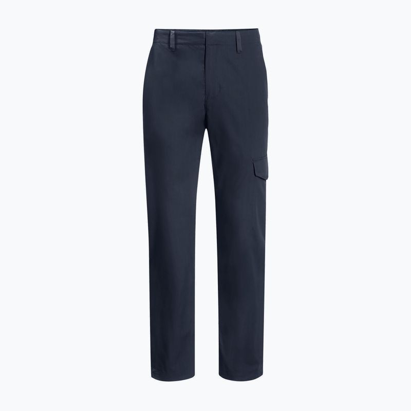 Pantaloni da trekking Jack Wolfskin da uomo Lakeside Trip blu notte 6