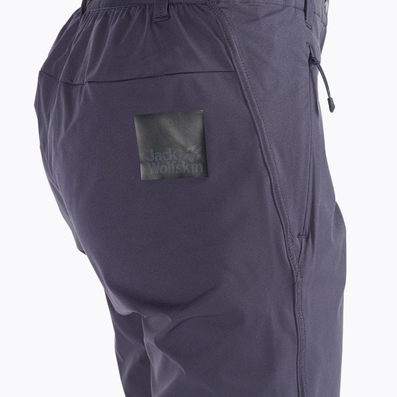 Pantaloni da trekking Jack Wolfskin da donna Tasman grafite 5