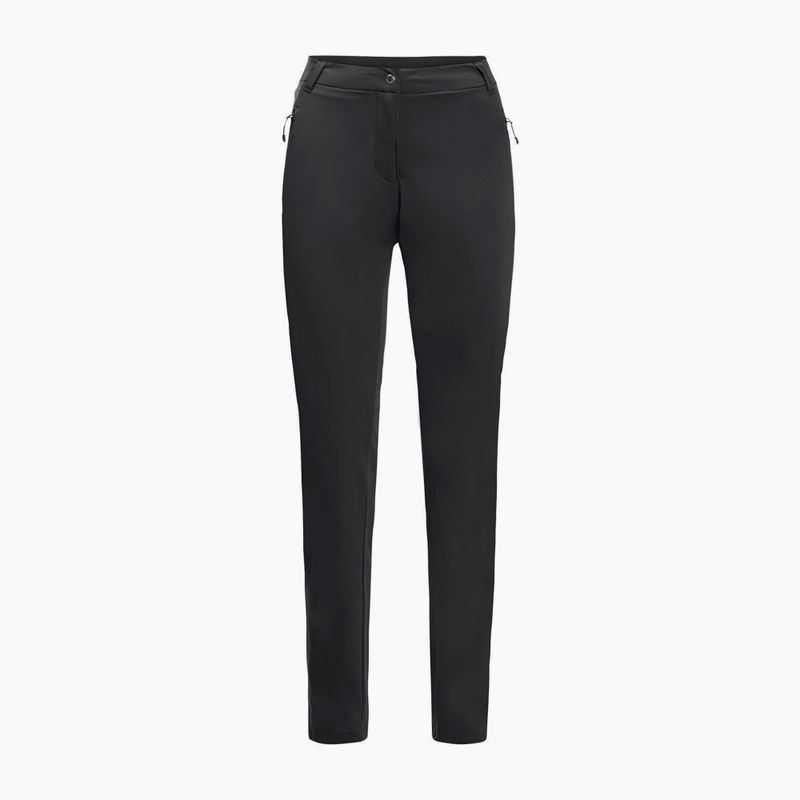 Pantaloni da trekking Jack Wolfskin da donna Tasman nero 7