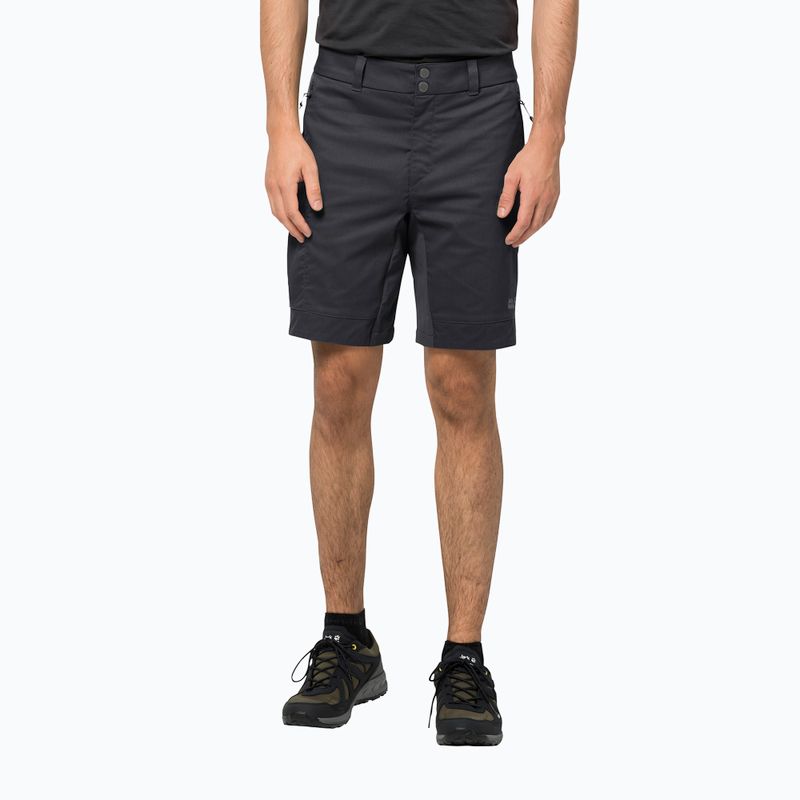 Pantaloncini da trekking Jack Wolfskin Activate Tour phantom da uomo