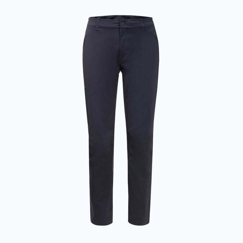 Pantaloni softshell da uomo Jack Wolfskin Peak blu notte 6