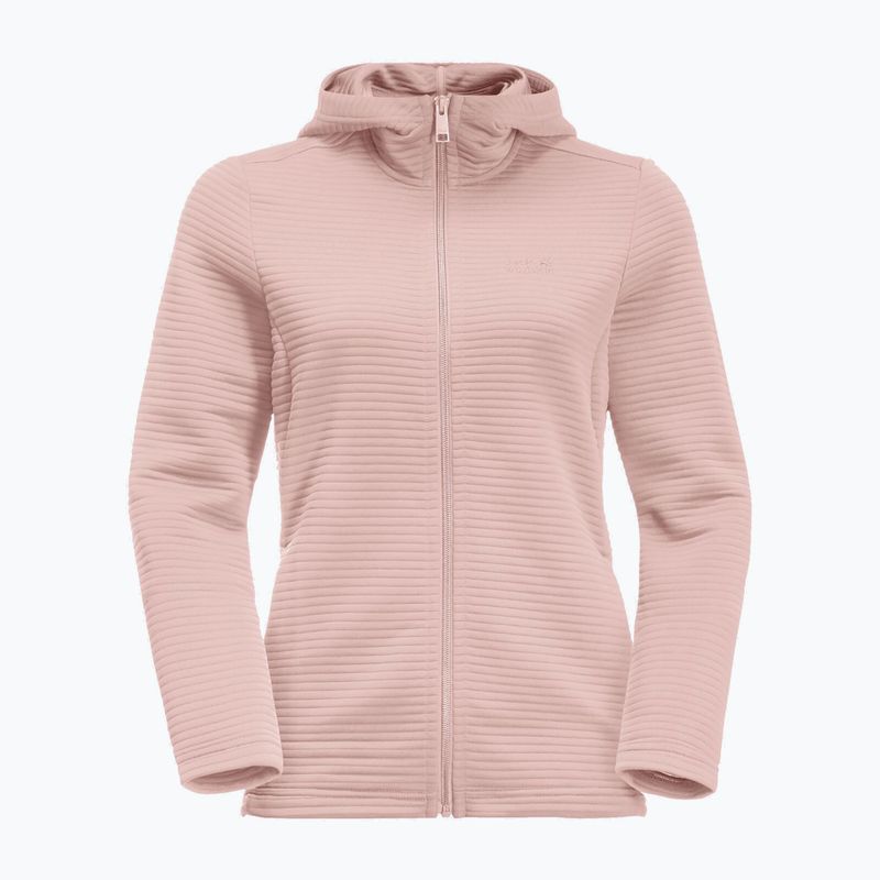 Giacca da trekking da donna Jack Wolfskin Modesto Hooded light blush 8