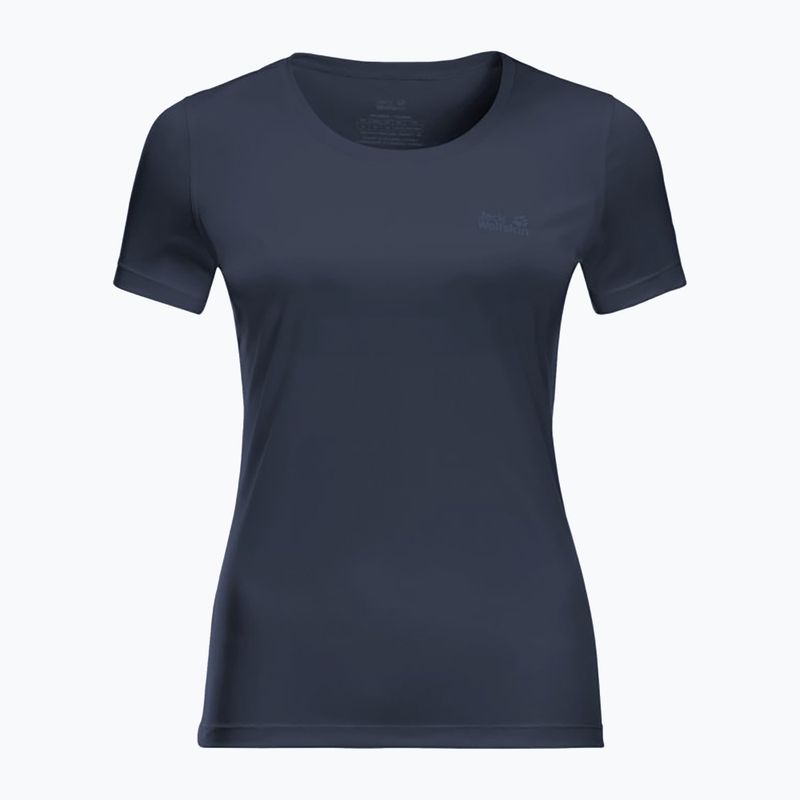 T-shirt da trekking Jack Wolfskin donna Tech graphite 6