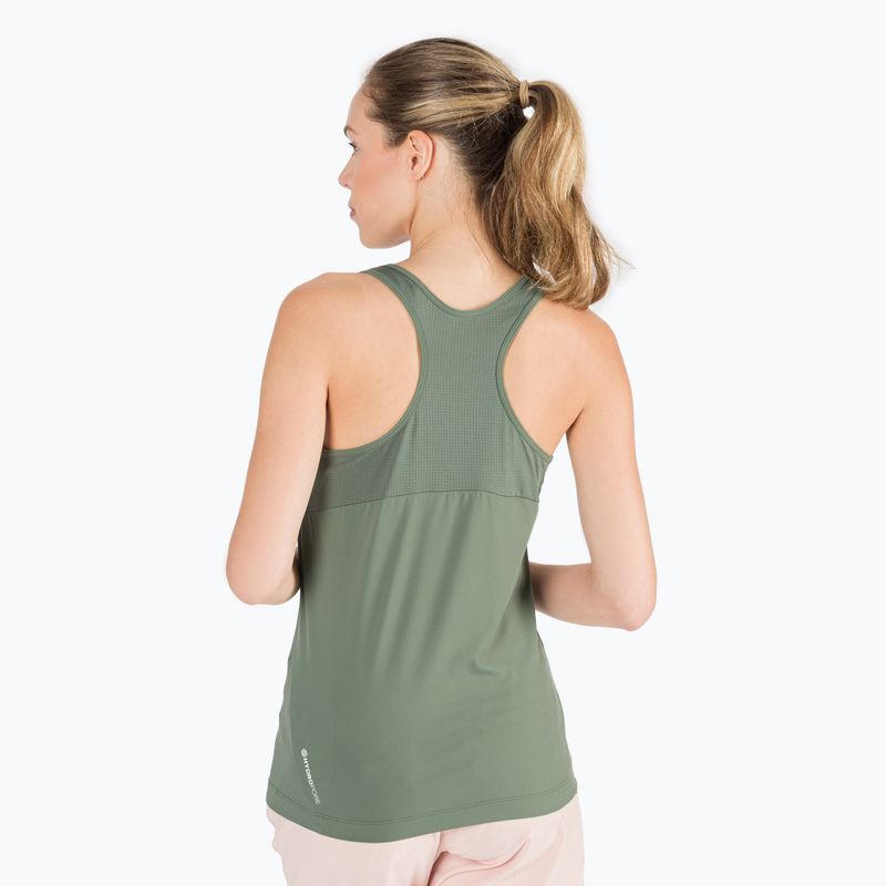 Maglietta da trekking Jack Wolfskin donna Narrows Tank hedge verde 4