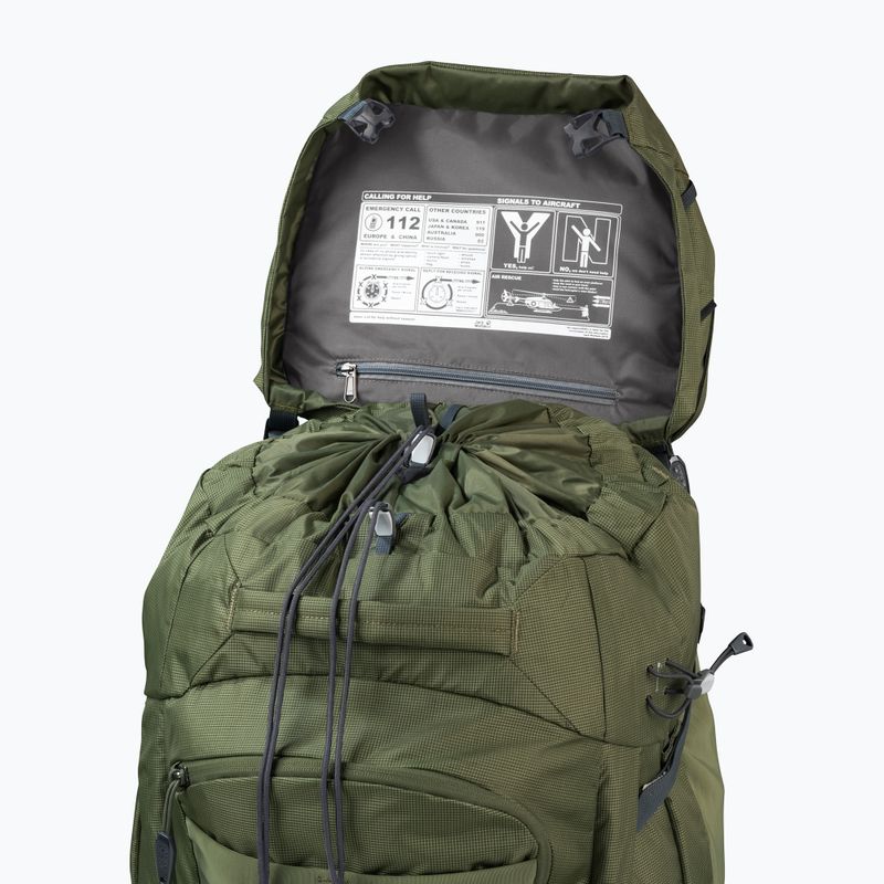 Zaino da trekking Jack Wolfskin Denali 75+10 l greenwood da uomo 5