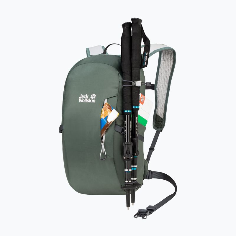 Zaino da trekking Jack Wolfskin Athmos Shape 16 l hedge green 4