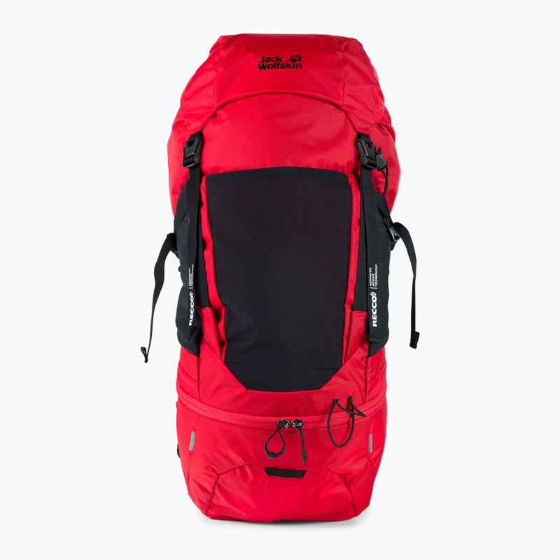 Jack Wolfskin Wolftrail Recco 28 l zaino da trekking rosso adrenalina