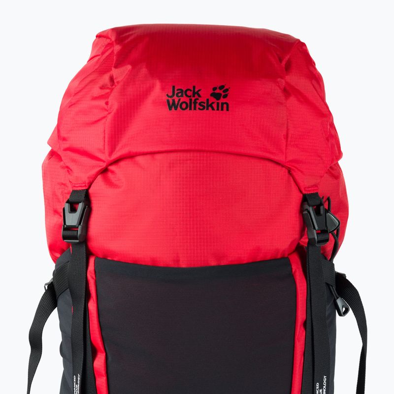 Jack Wolfskin Wolftrail Recco 28 l zaino da trekking rosso adrenalina 4