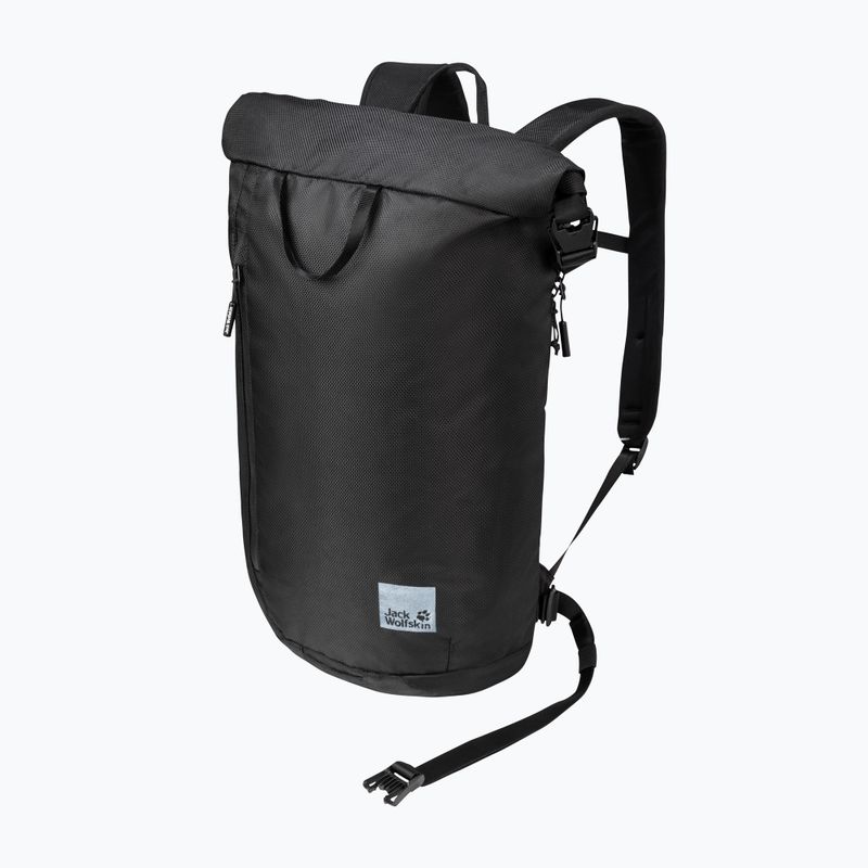 Jack Wolfskin Helsinki Rolltop 18 l zaino ultra nero
